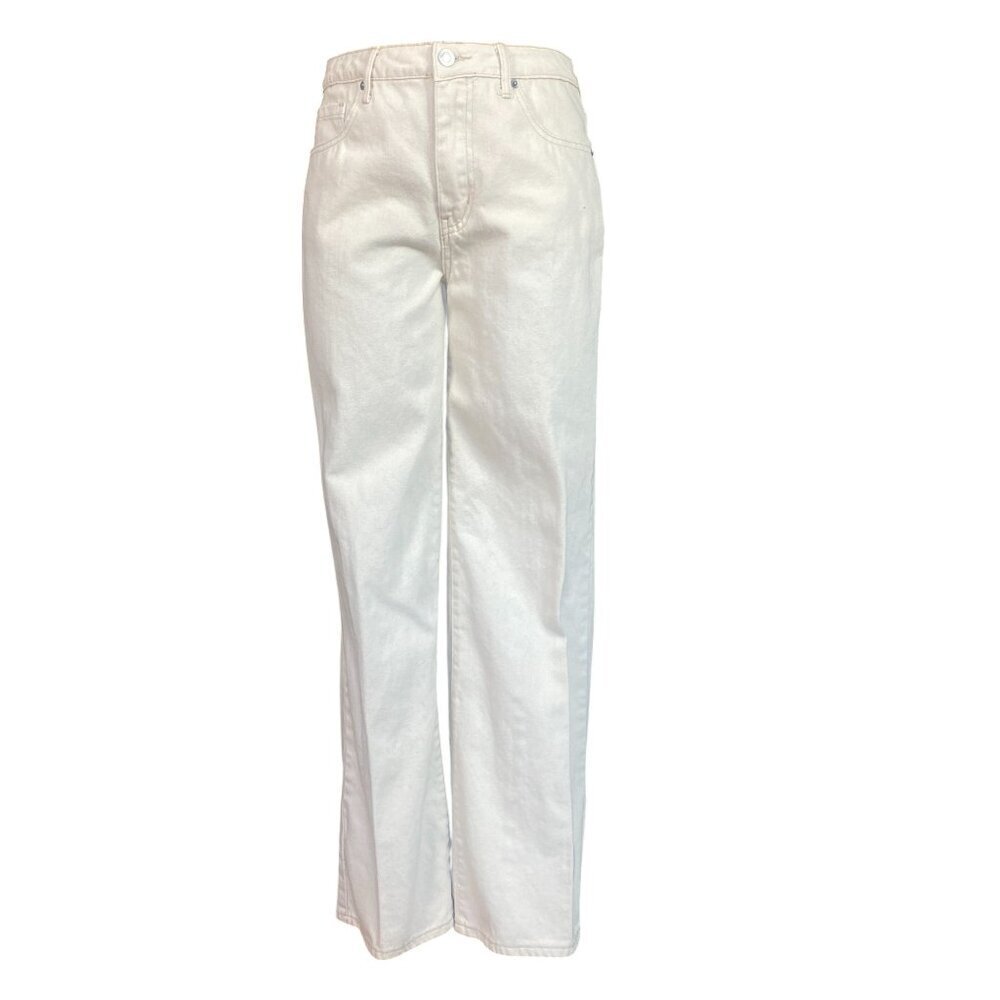BP Jeans Womens Sz 29 Light Beige High Rise Flare Jeans#137W